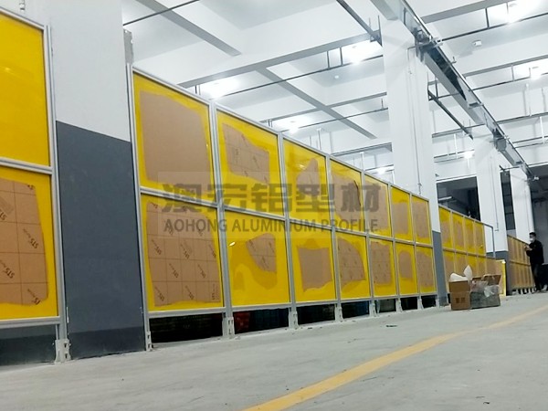 工廠(chǎng)車(chē)間電箱防護(hù)圍欄